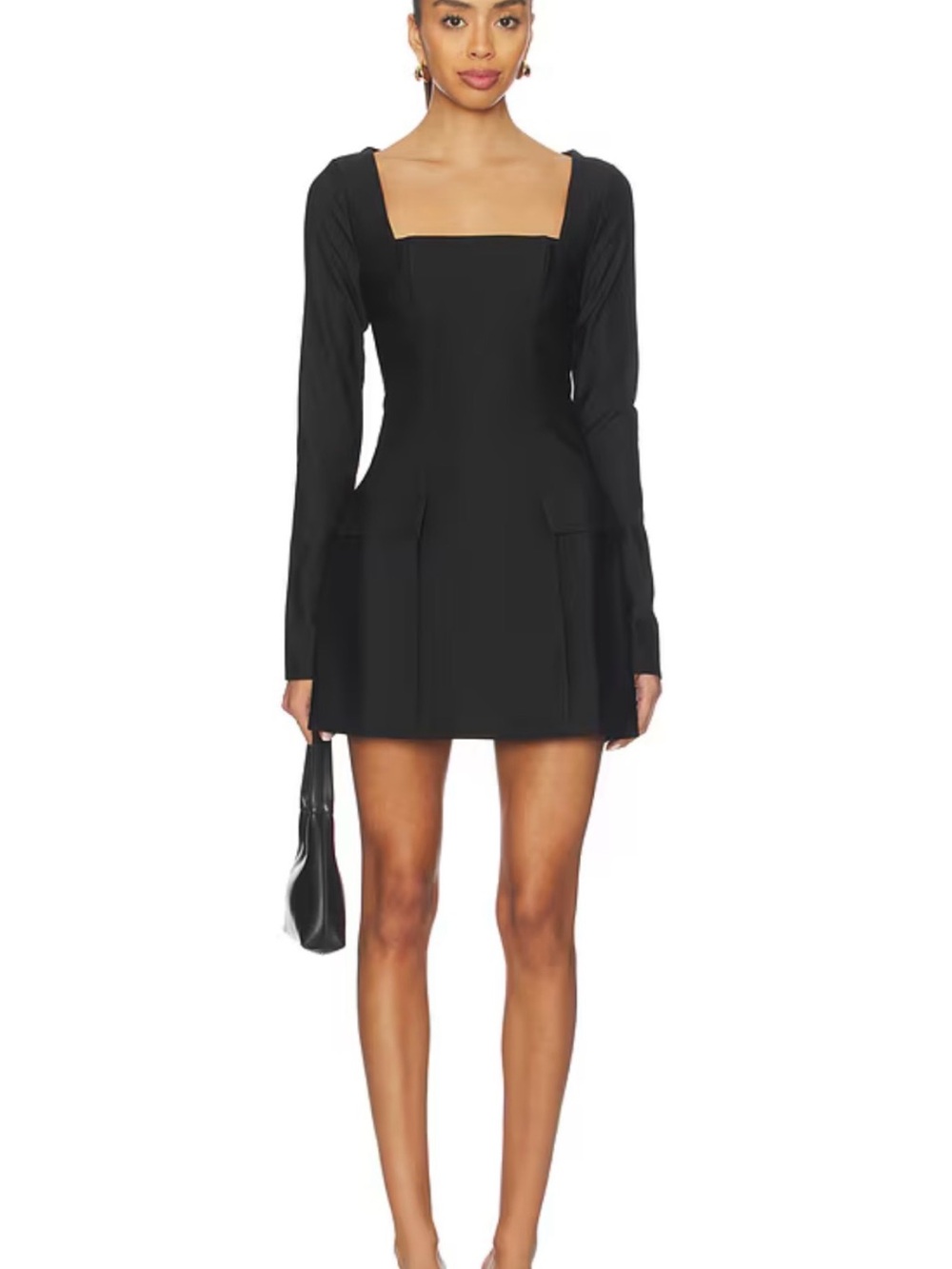 Revolve More to Come black long sleeve mini dress